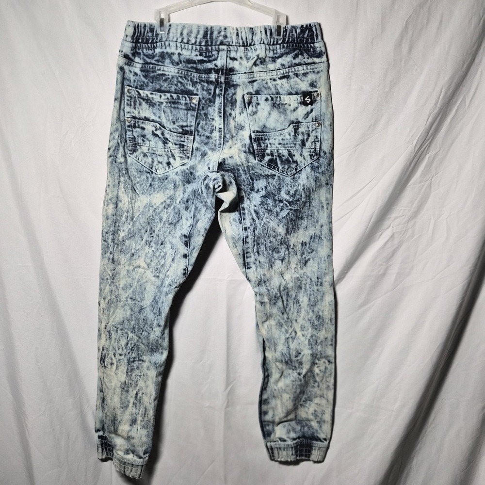 Acid Wash Black & White Women’s Jeans - Picture 10 of 11